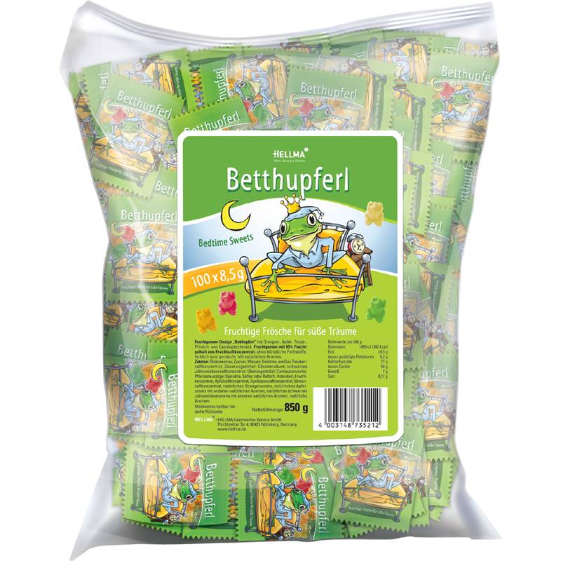 HELLMA Fruchtgummi Betthupferl, im Polybeutel