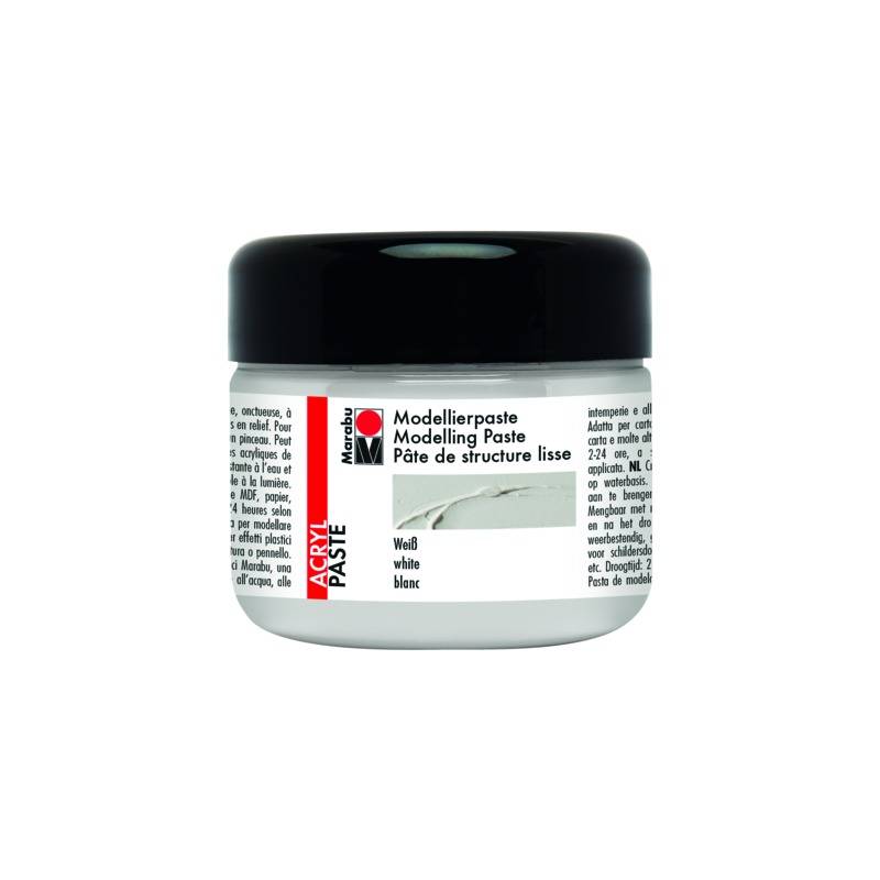 Marabu Acryl-Modellierpaste, 225 ml, weiß