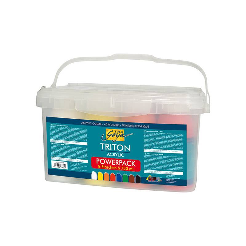 KREUL Acrylfarbe Triton Acrylic Liquid, Power Pack
