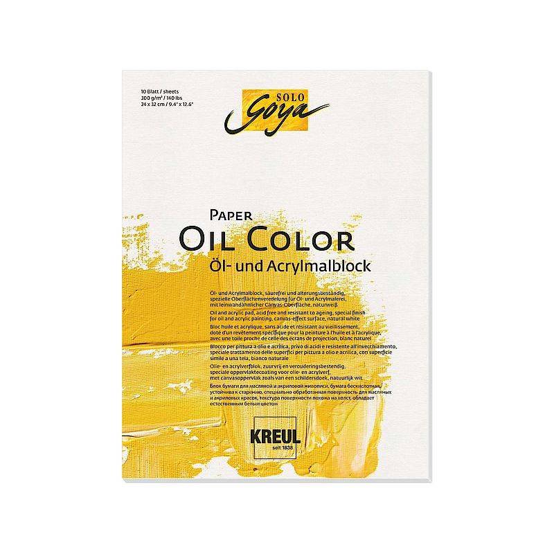 KREUL Künstlerblock SOLO Goya Paper Oil Color, 240 x 320 mm