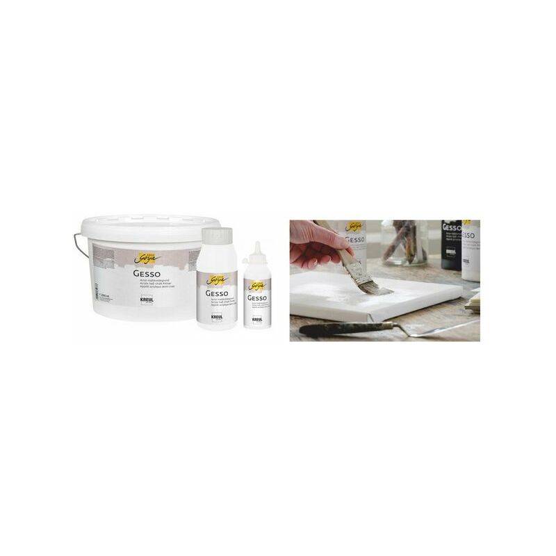 KREUL Acrylgrundierung SOLO Goya Gesso, weiß, 250 ml