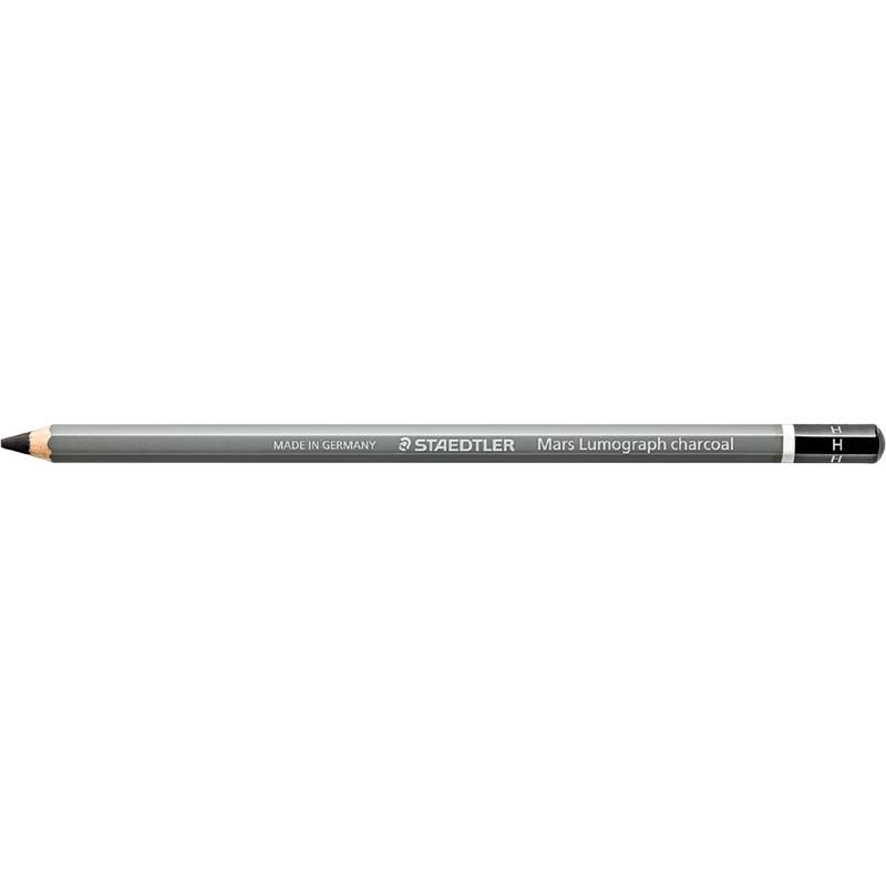 STAEDTLER Kohlestift Mars Lumograph charcoal, Härtegrad: H