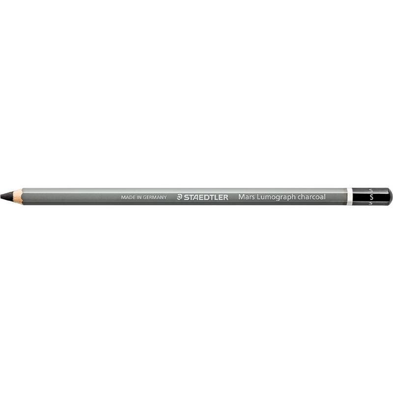 STAEDTLER Kohlestift Mars Lumograph charcoal, Härtegrad: S