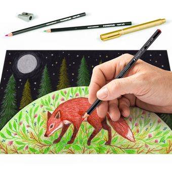 Staedtler 149C, Blau, Grün, Magenta, Orange, Pfirsich, Rot, Weiß, Gelb, 12 Stück(e)