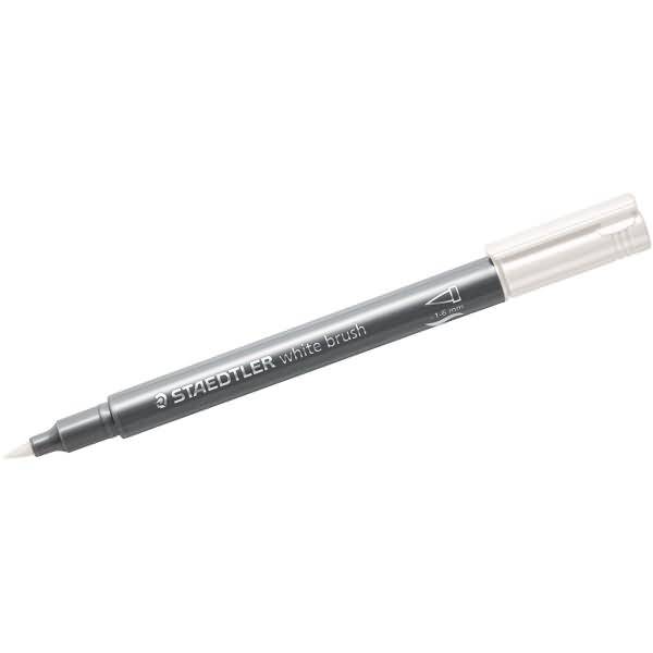 Layoutmarker 8321 Metallic brush Marker ca. 1-6 mm weiß
