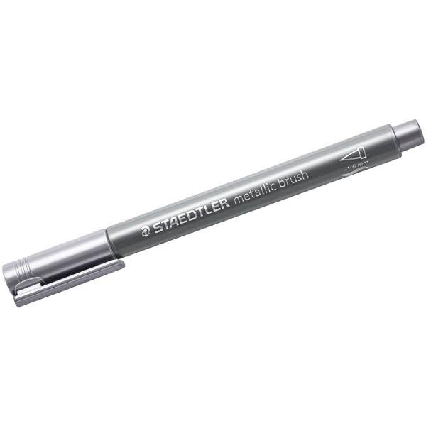 Layoutmarker 8321 Metallic brush Marker ca. 1-6 mm silber
