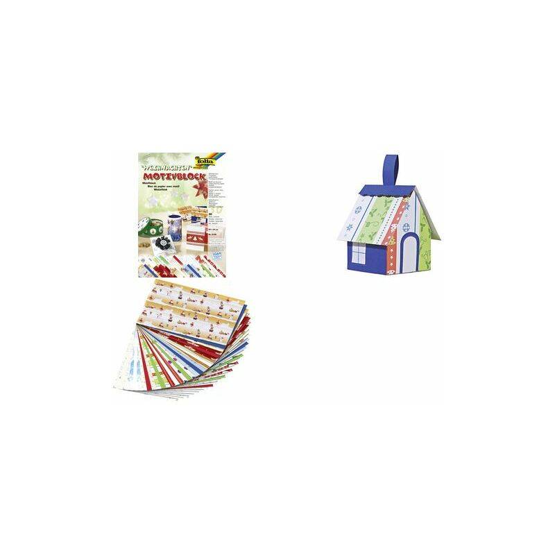 folia Motivblock "Weihnachten II", 240 x 340 mm, 30 Blatt