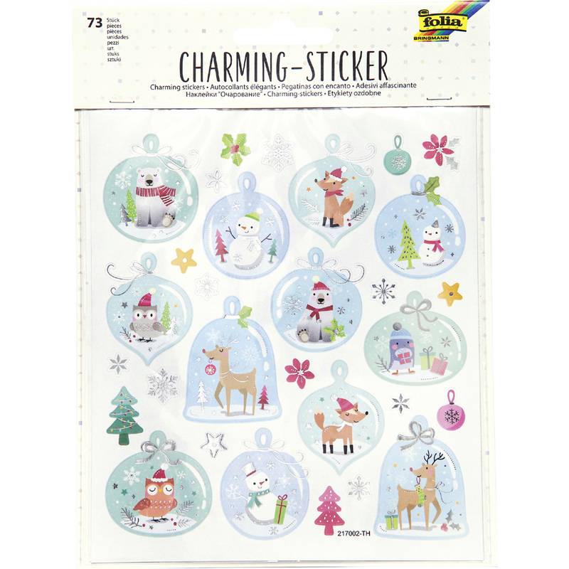 folia Weihnachts-Sticker Charming Christmas I