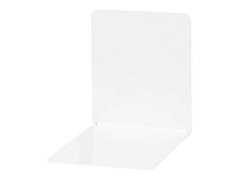 JAKOB MAUL - MAUL - Buchstütze - Metall - White Gloss (Packung mit 2)
