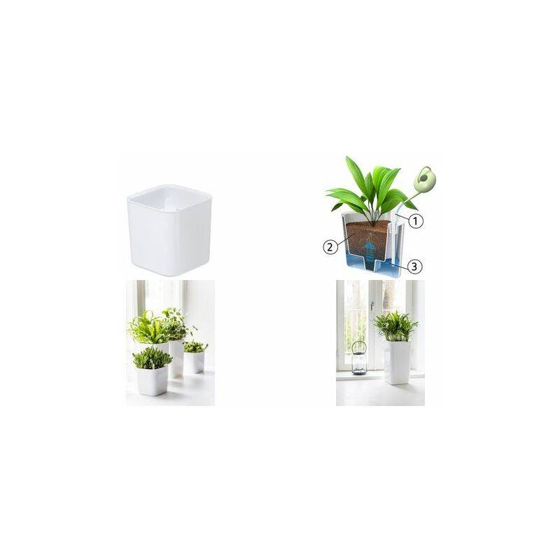 orthex Übertopf EDEN, Breite: 160 mm, weiß