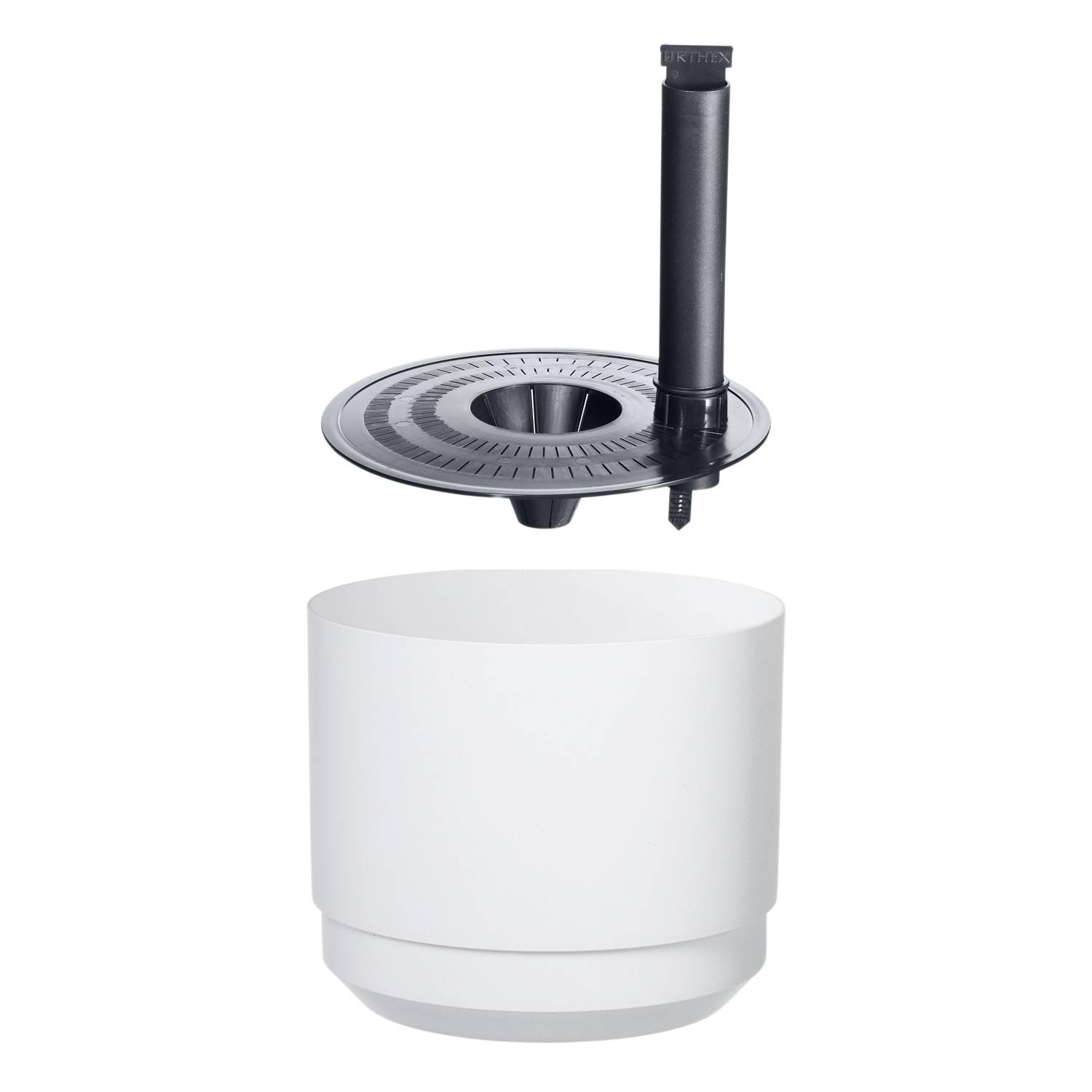 ORTHEX Blumentopf Paulina mit Bewässerungssystem Ø25cm weiß, weiß