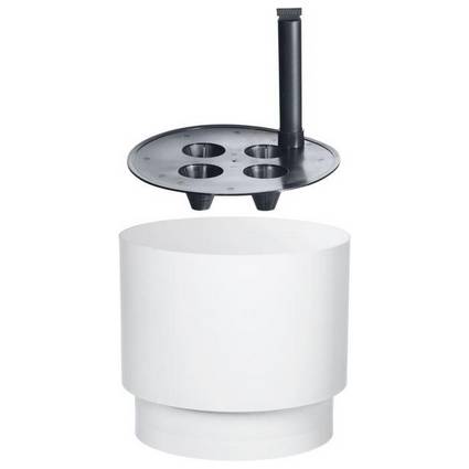 orthex Blumentopf PAULINA, Durchmesser: 400 mm, weiß