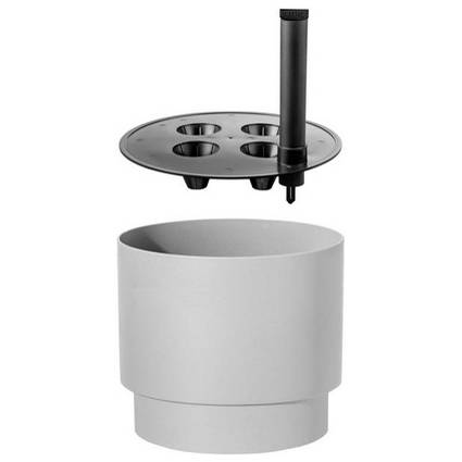 orthex Blumentopf PAULINA, Durchmesser: 400 mm, betongrau