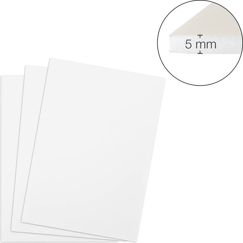transotype Foam Board, 297 x 420 mm (A3), weiß, 5 mm