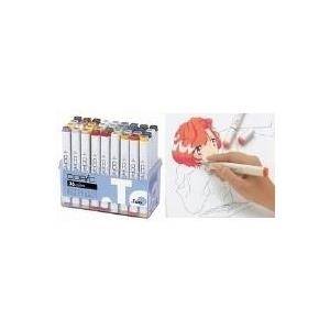 COPIC Profi Marker, 36er Basis Set Tinte auf Alkoholbasis, schnell trocknend, untereinander (20075158)