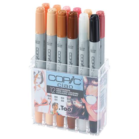 Copic Ciao 12er Set Hautfarben