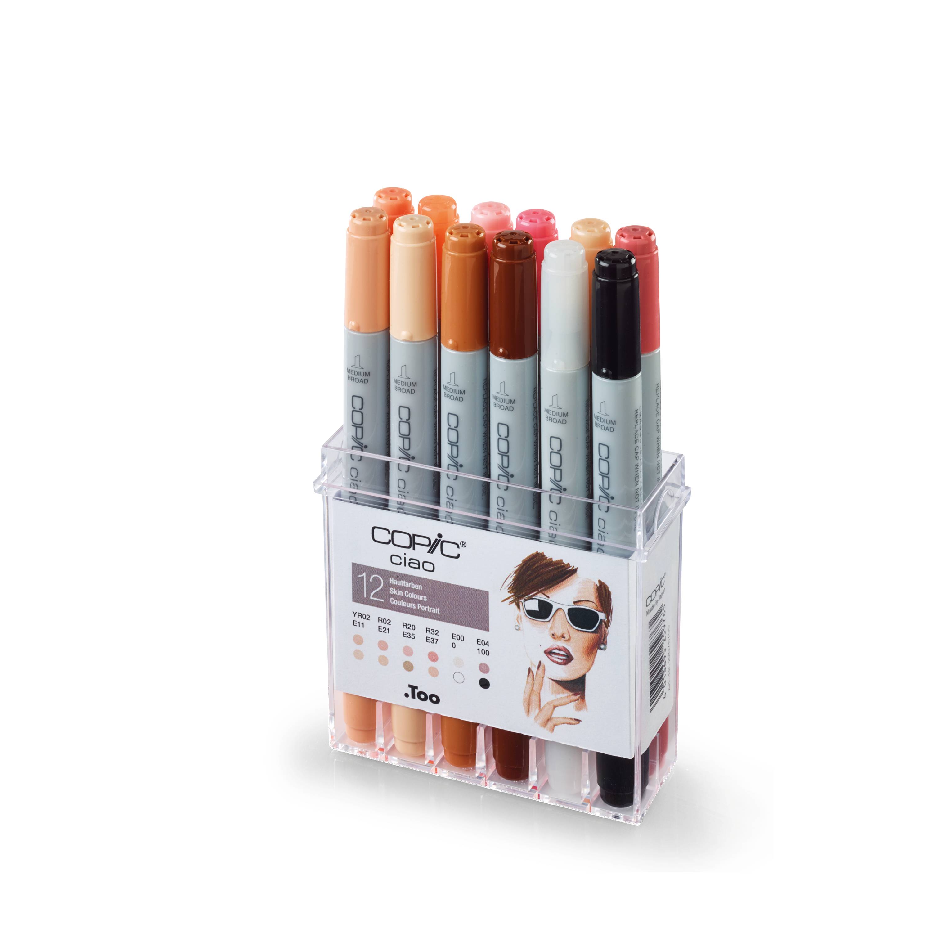 Copic Ciao 12er Set Hautfarben