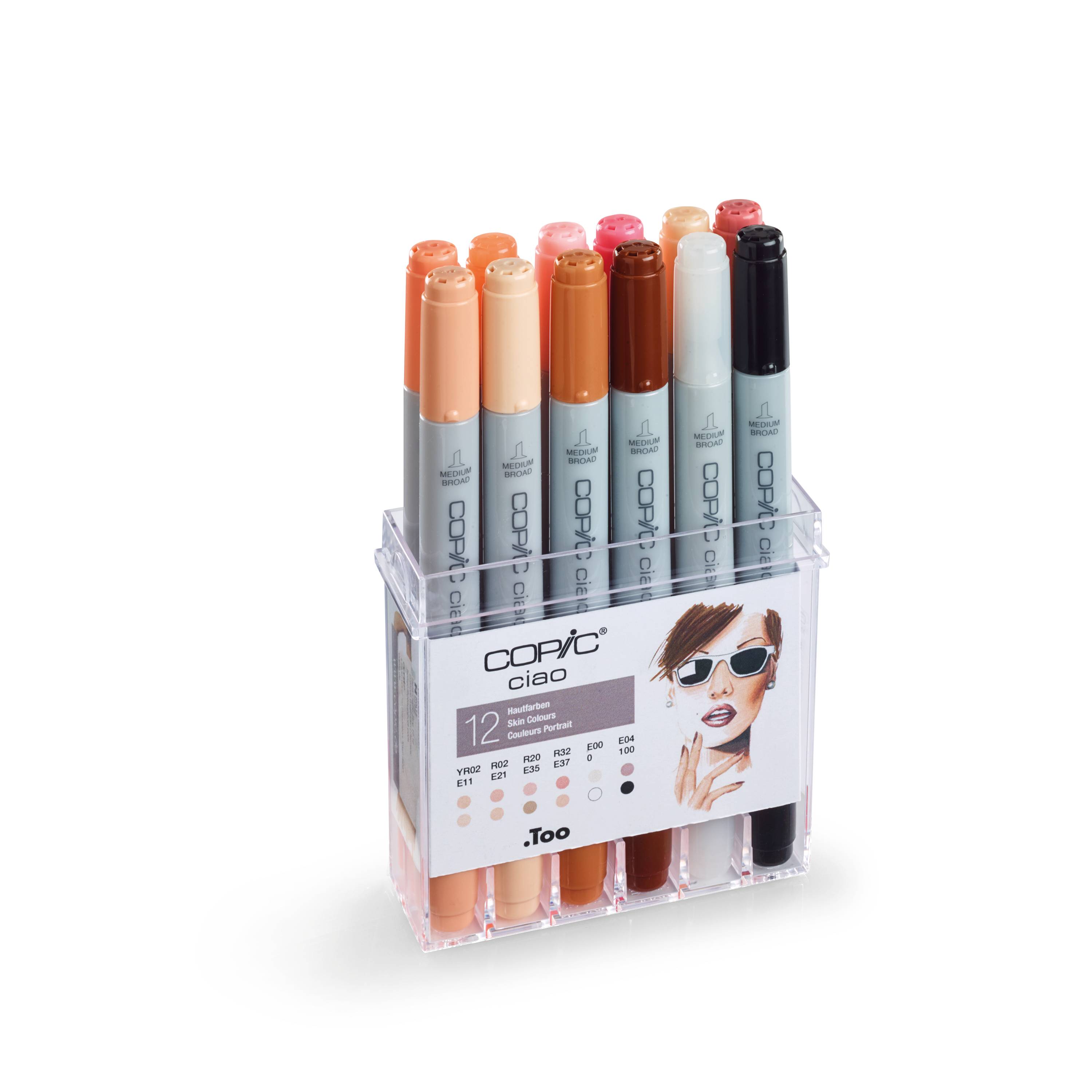 Copic Ciao 12er Set Hautfarben