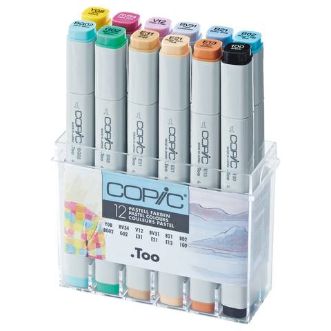 Copic Classic 12er Set Pastellfarben