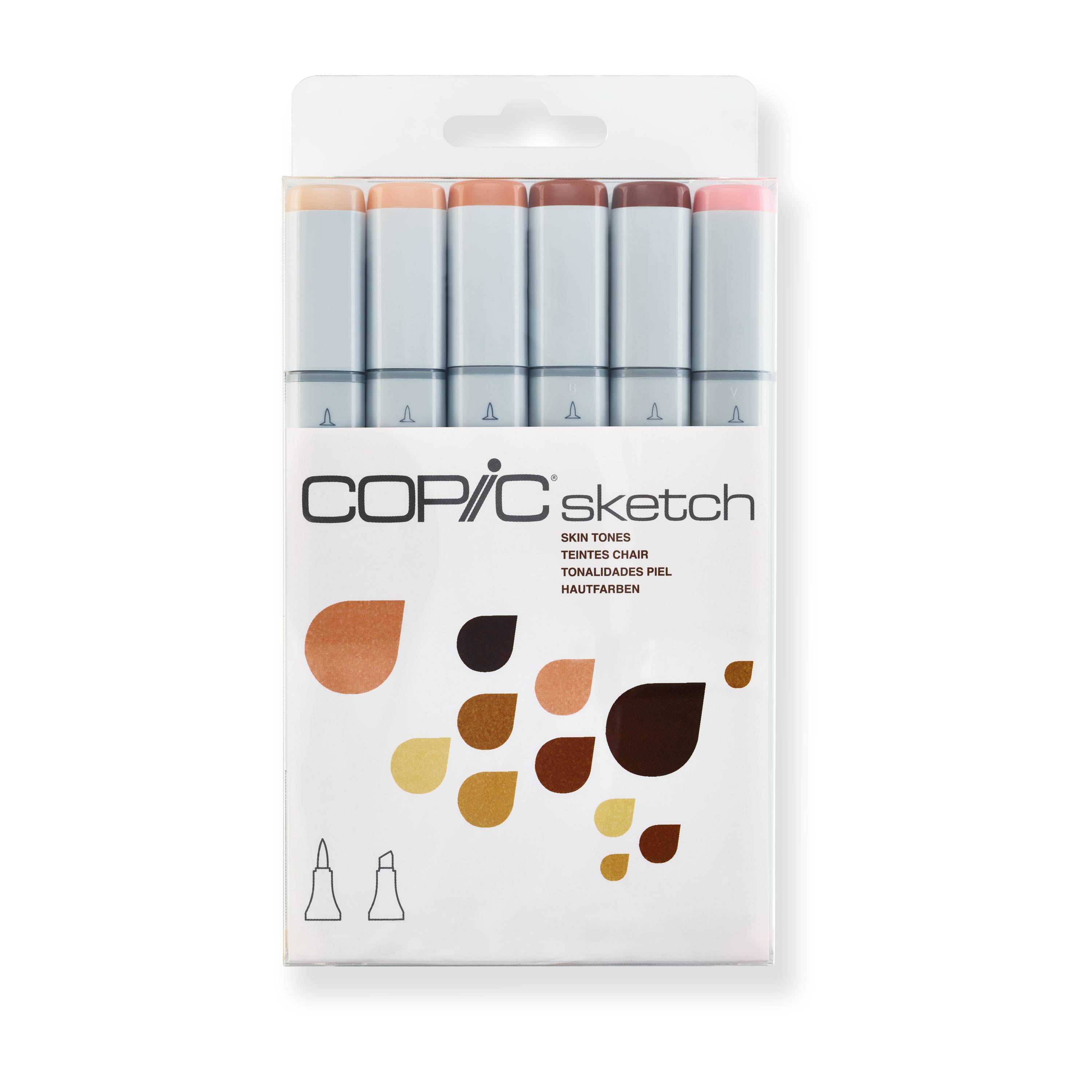 COPIC Sketch Set "Earth Essentials", 6 Stk.