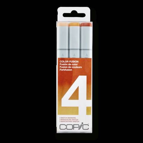 COPIC Sketch Set "Color Fusion 4", 3 Stk.