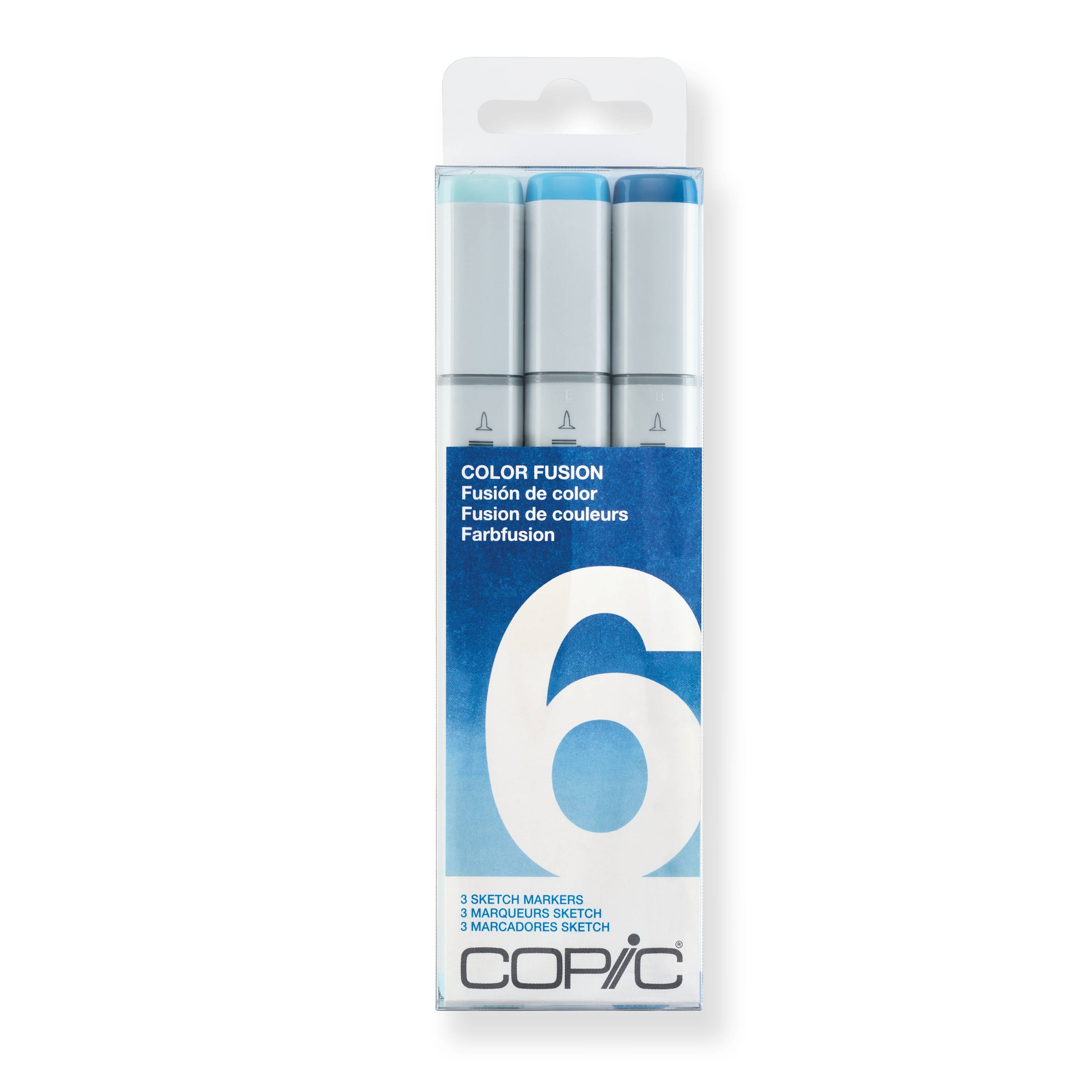 COPIC Sketch Set "Color Fusion 6", 3 Stk.