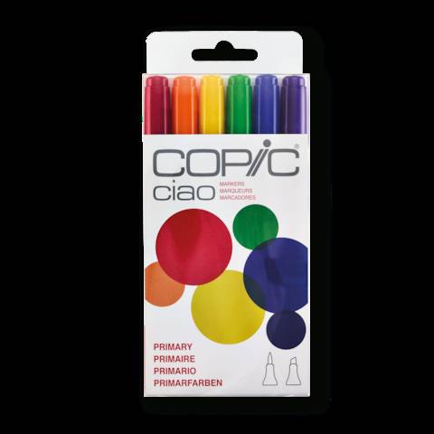Copic Ciao Set "Primary", 6 Stk.