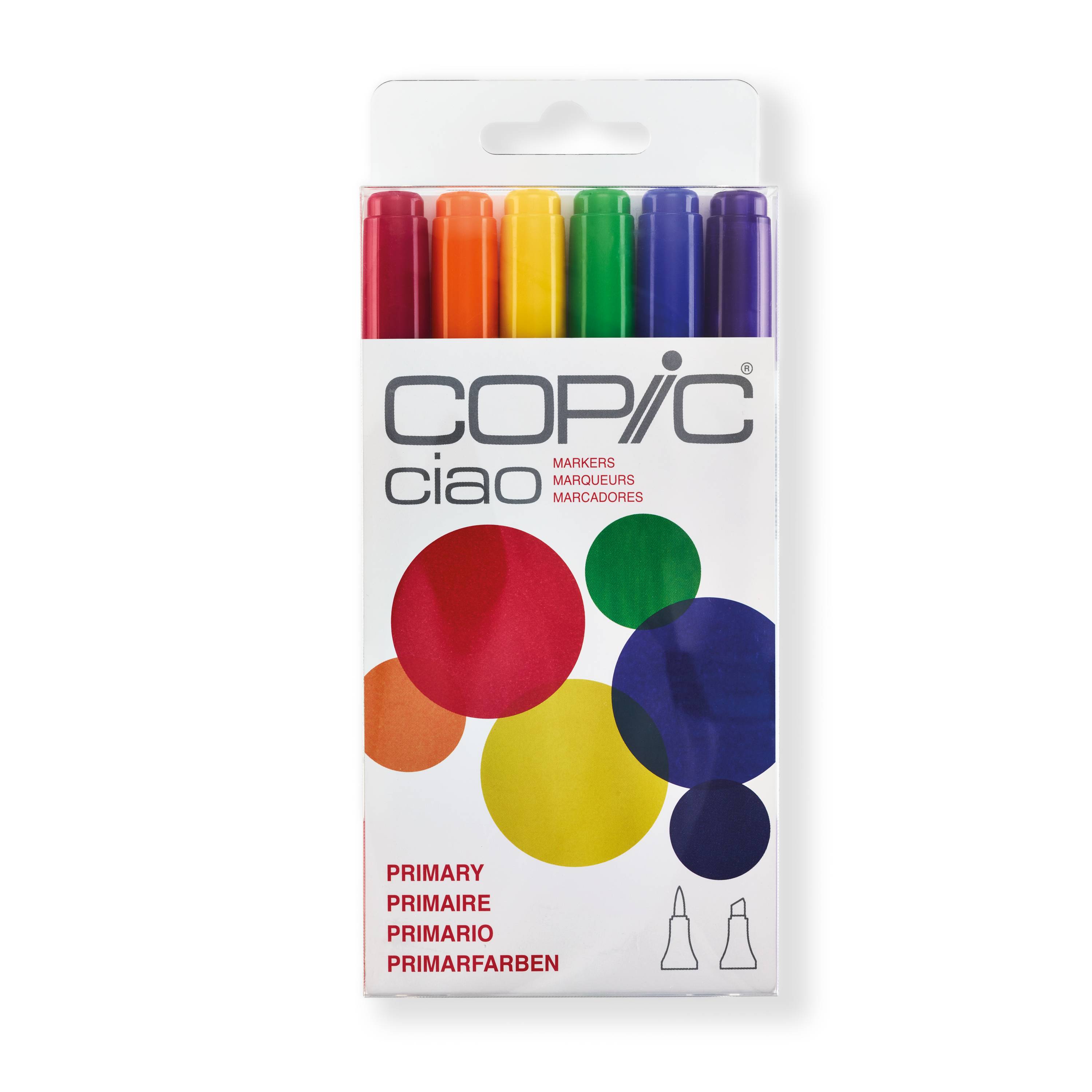 Copic Ciao Set "Primary", 6 Stk.