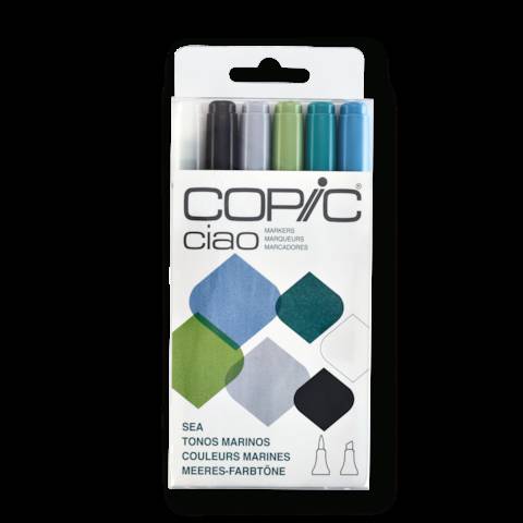 Copic Ciao Set "Sea", 6 Stk.