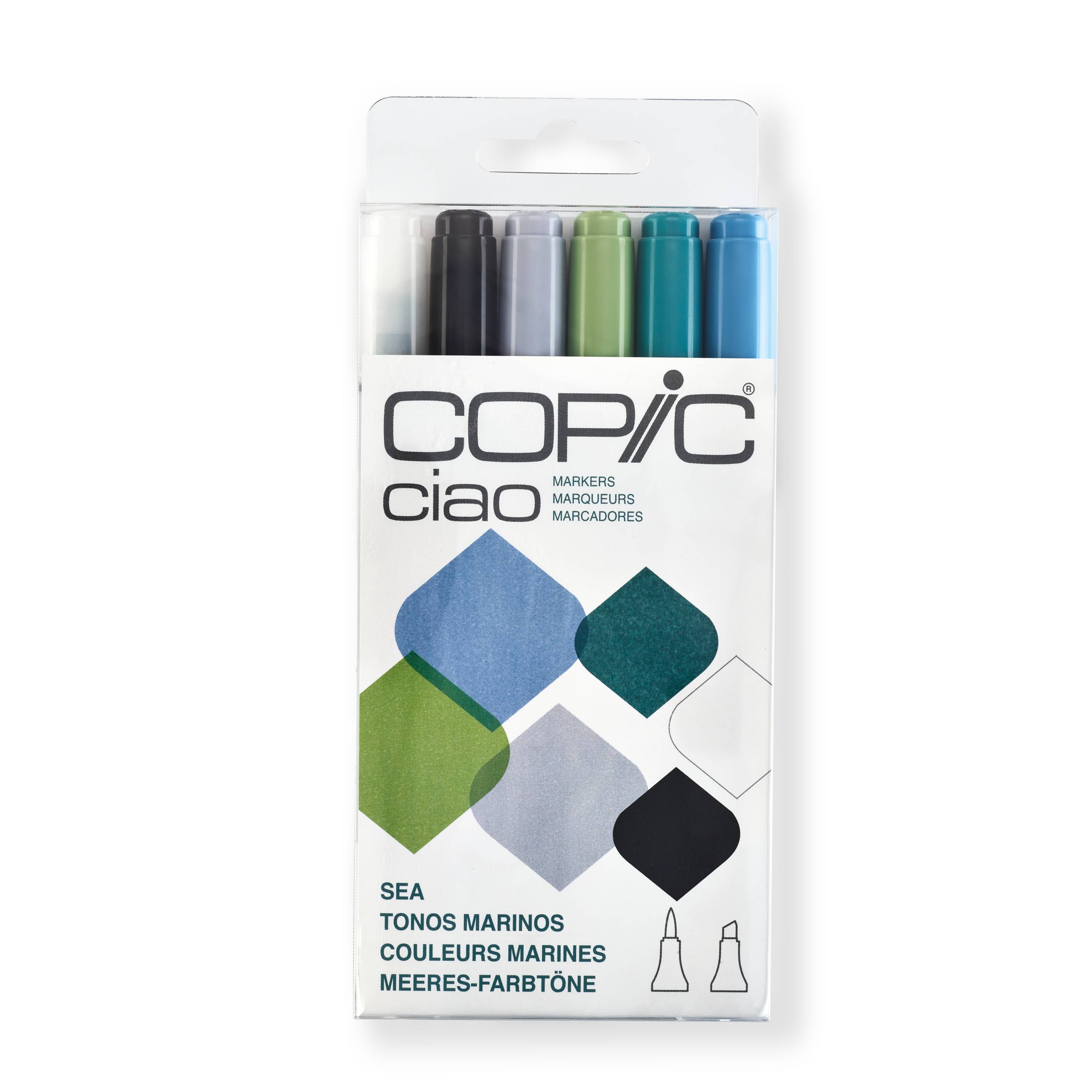 Copic Ciao Set "Sea", 6 Stk.