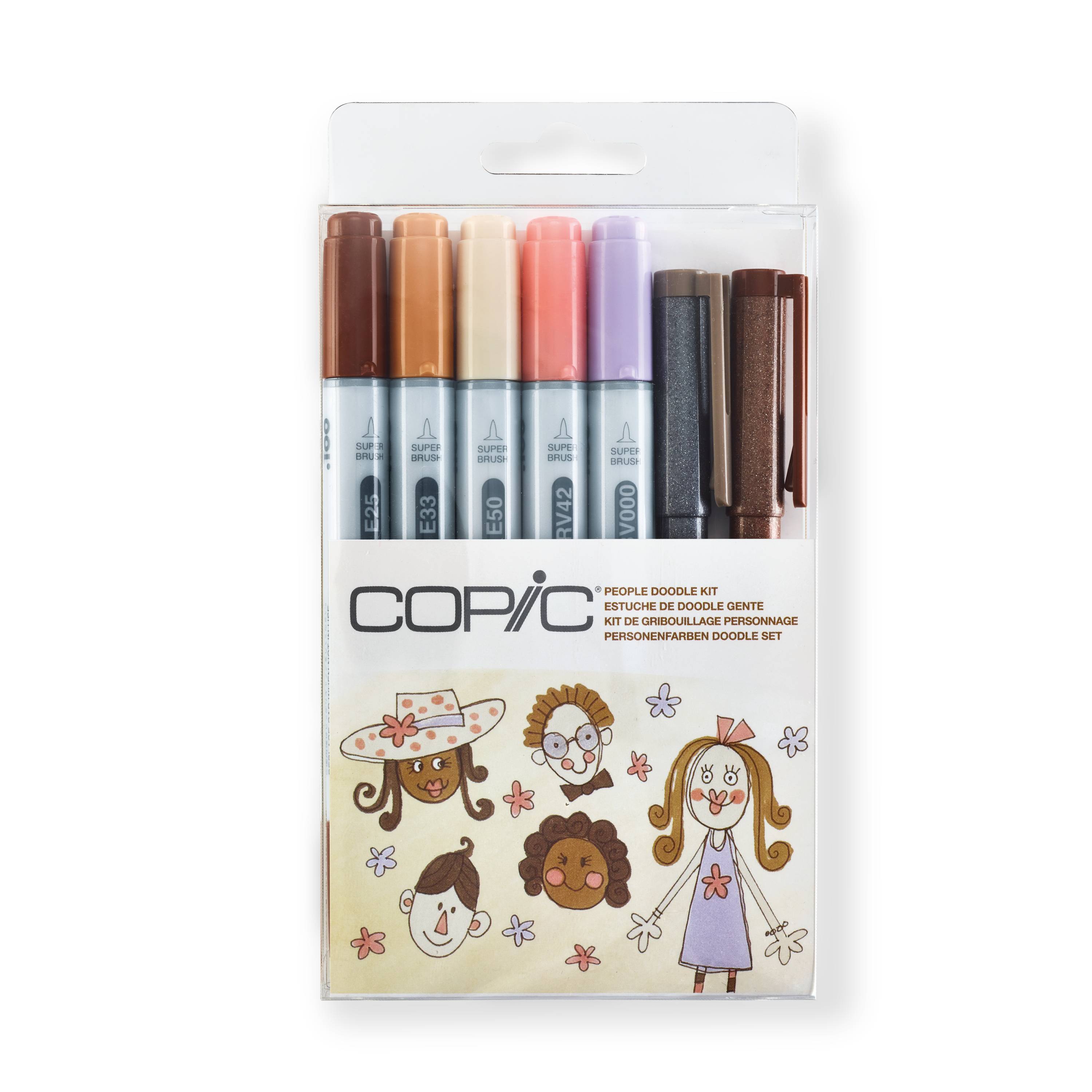 Copic Set "People Doodle Kit", 7 Stk.