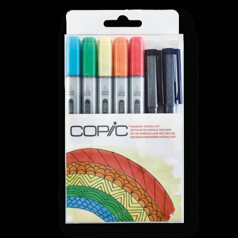 Copic Set "Rainbow Doodle Kit", 7 Stk.