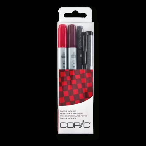 Copic Set "Doodle Pack Red", 4 Stk.