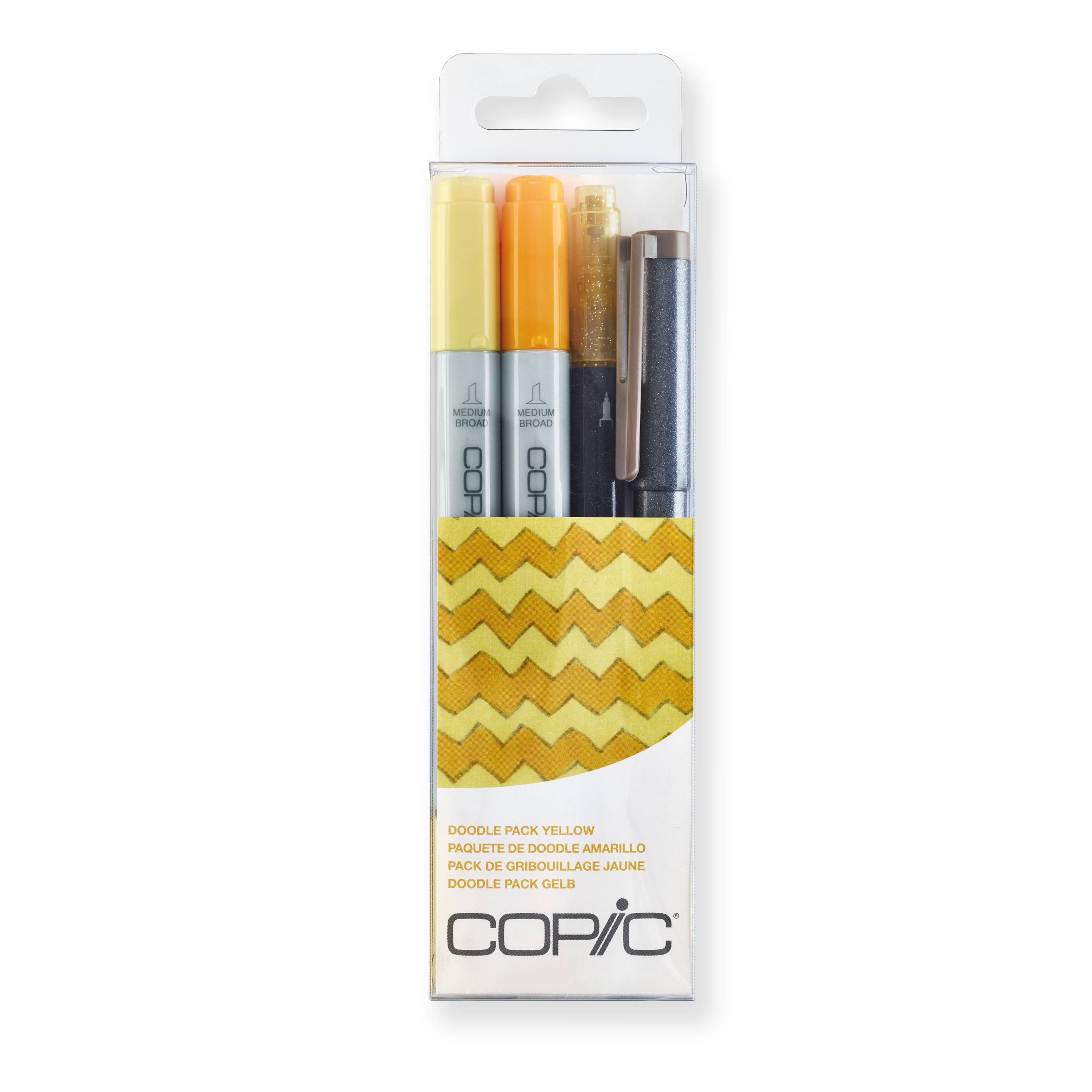 Copic Set "Doodle Pack Yellow", 4 Stk.
