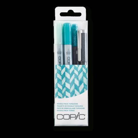 Copic Set "Doodle Pack Turquoise", 4 Stk.