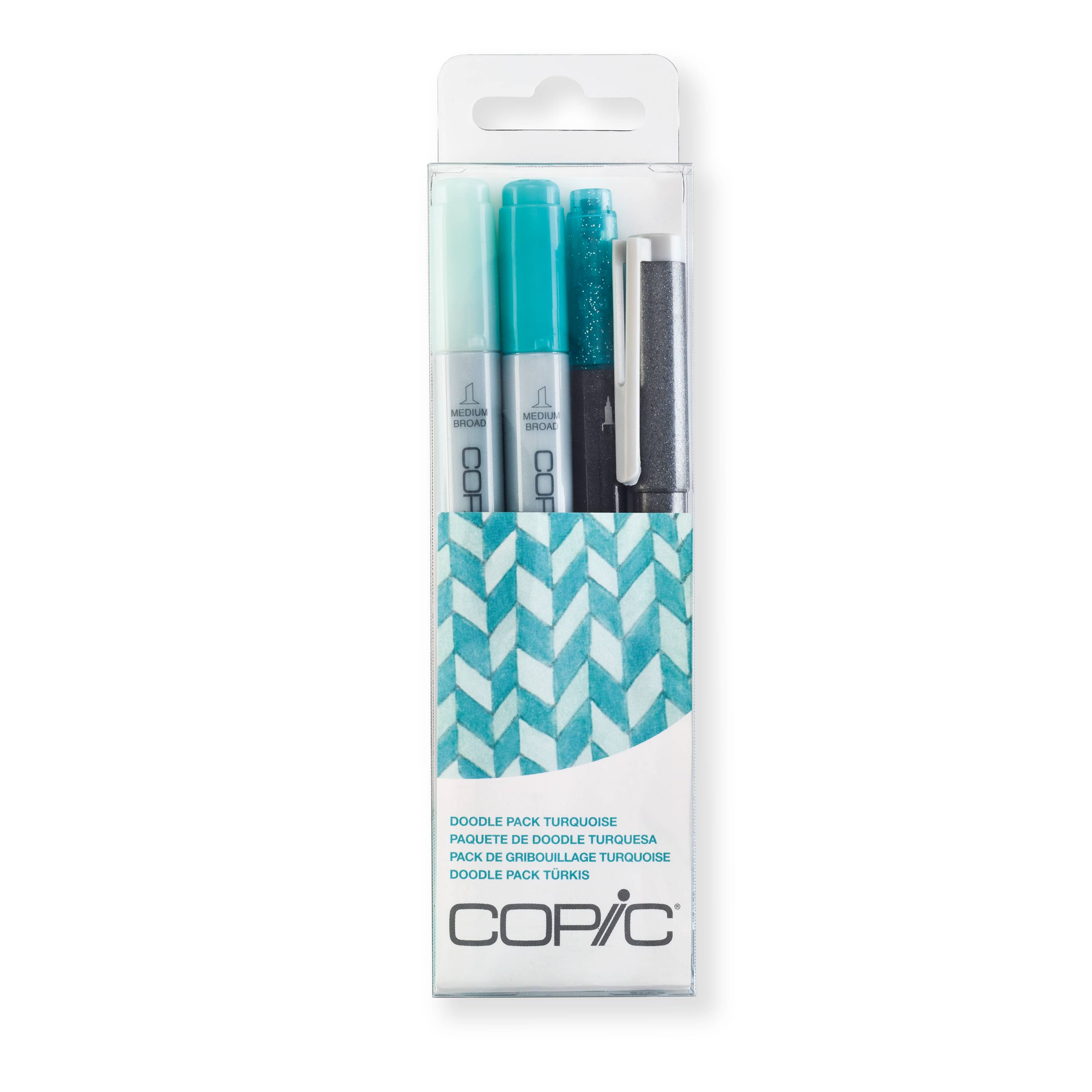 Copic Set "Doodle Pack Turquoise", 4 Stk.