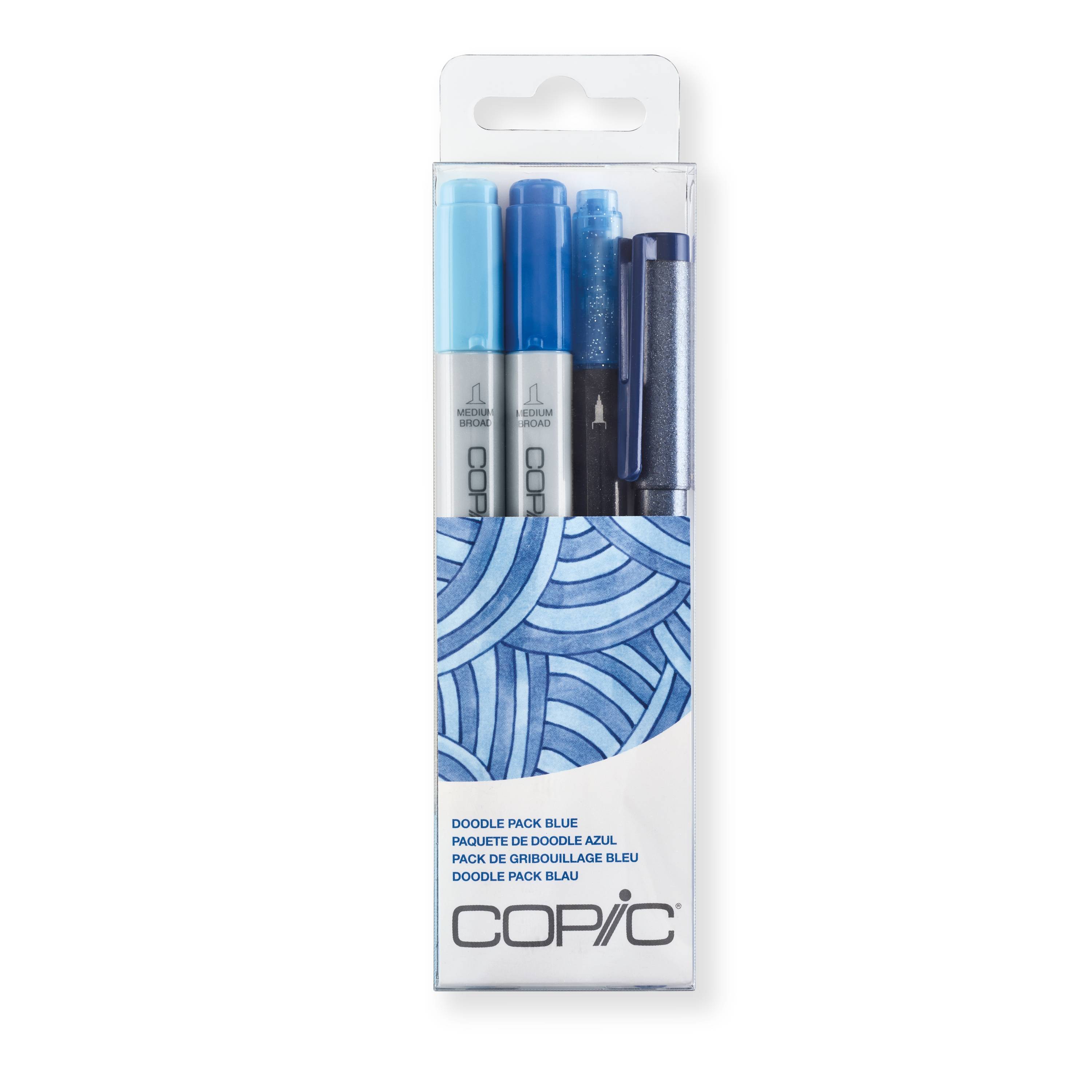 Copic Set "Doodle Pack Blue", 4 Stk.