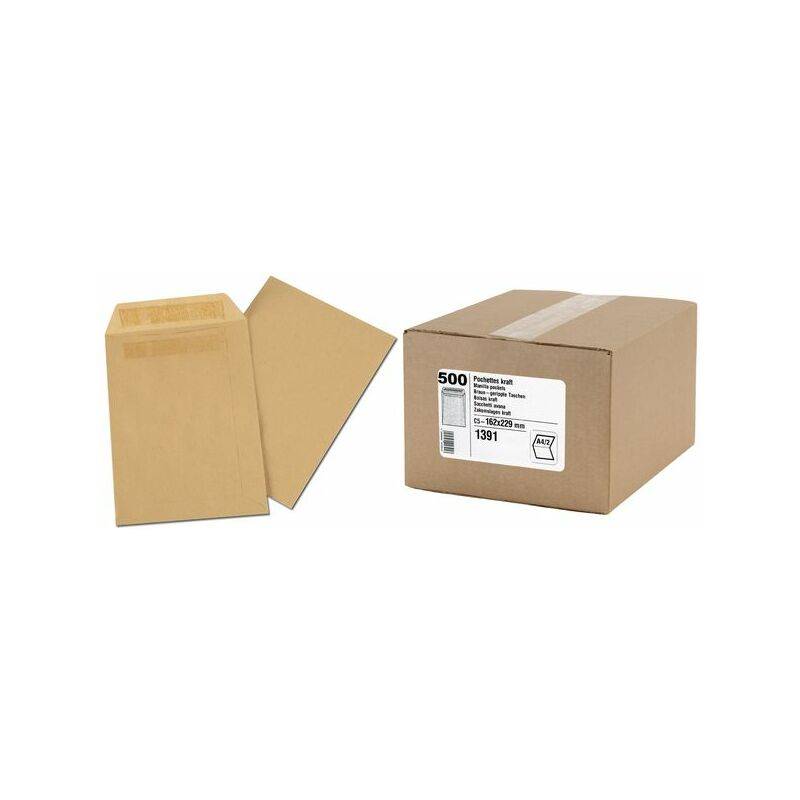 GPV Versandtaschen, C4, 229 x 324 mm, braun, Gewicht: 90 g