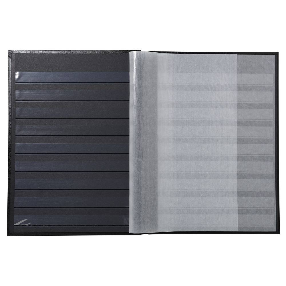 Exacompta Briefmarken Einsteckalbum Halbleder 16 Seiten 165x225cm Rot 26133E