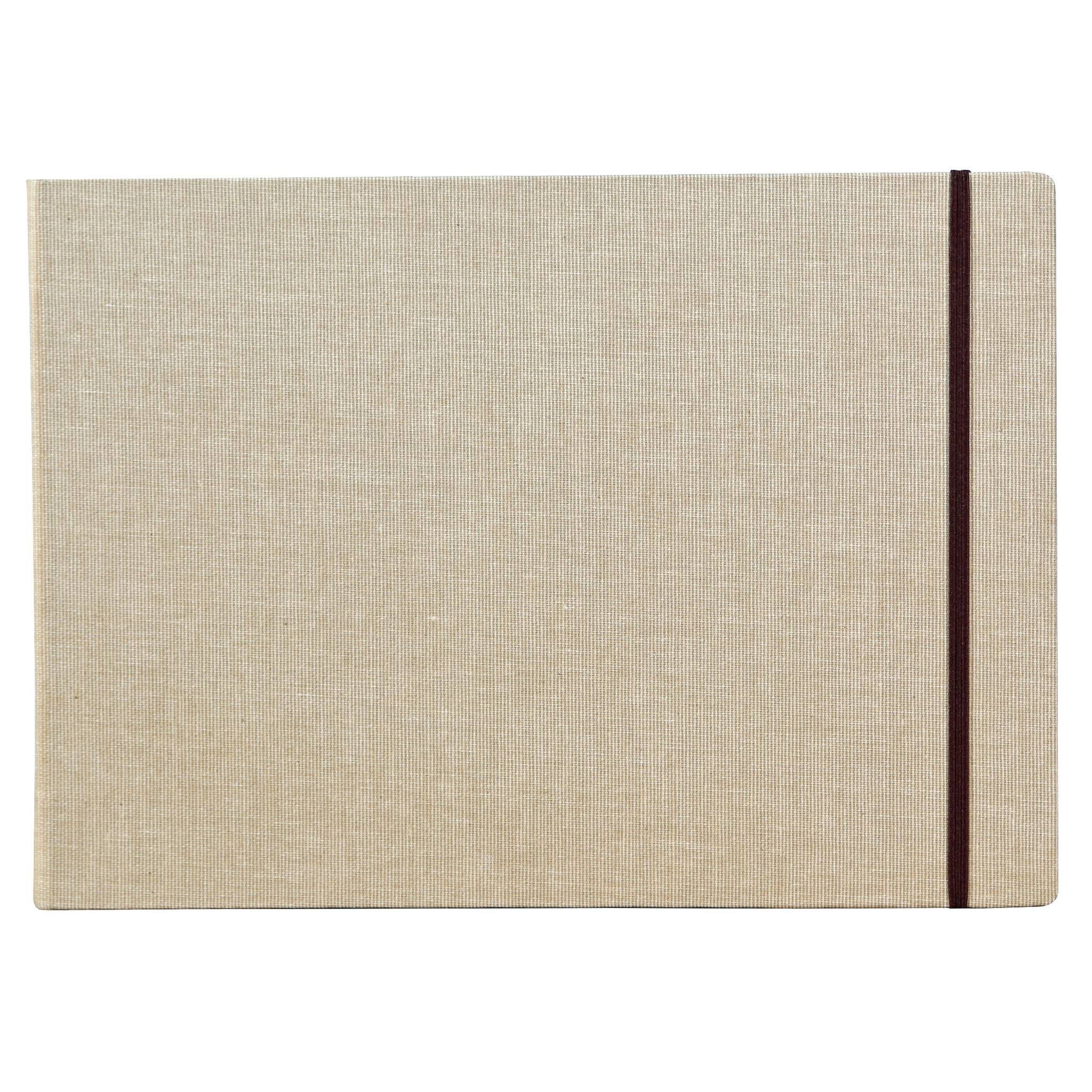 Clairefontaine Reisealbum A4 Goldine Leinen , 30 Blatt 180g Natur 96107C