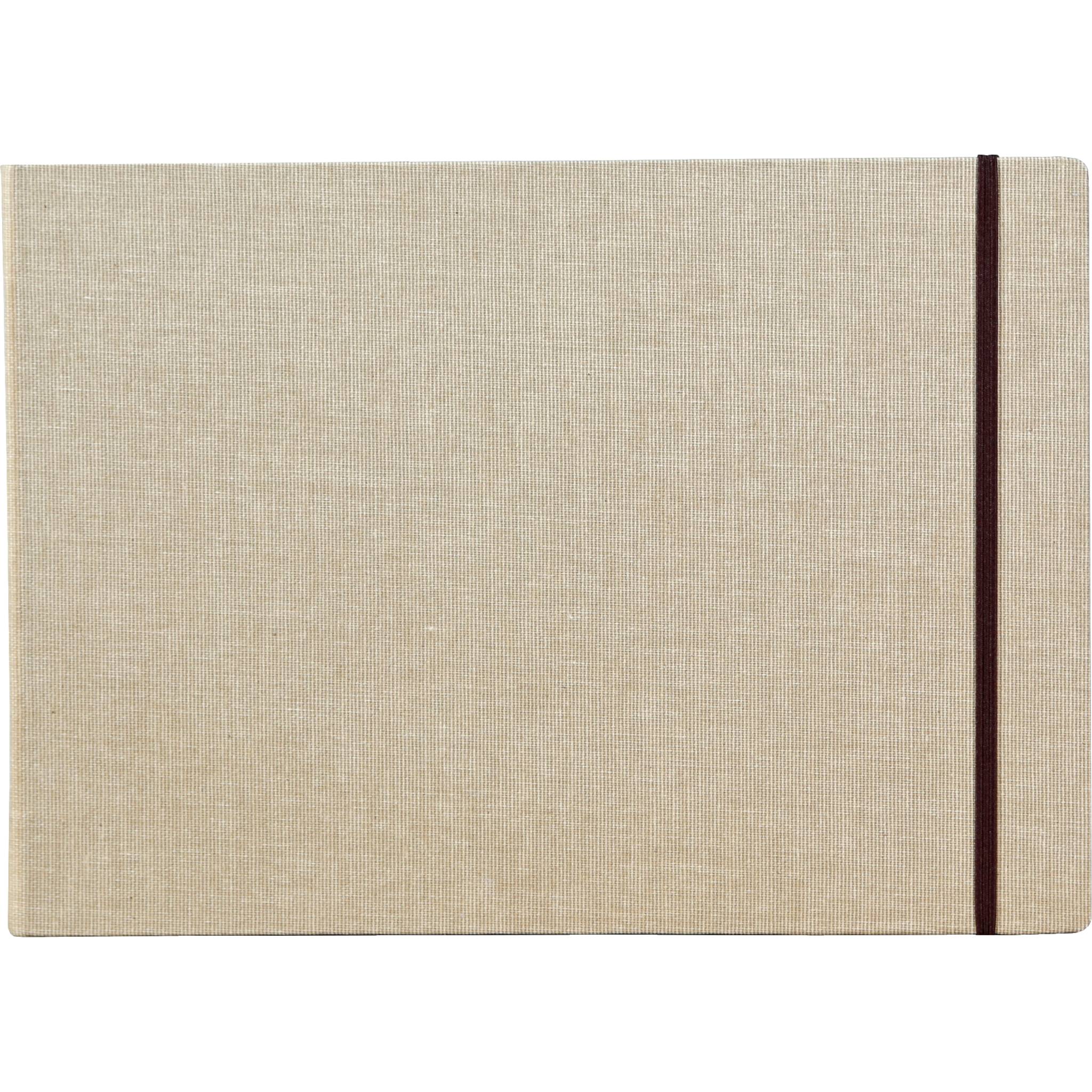 Clairefontaine Reisealbum A4 Goldine Leinen , 30 Blatt 180g Natur 96107C