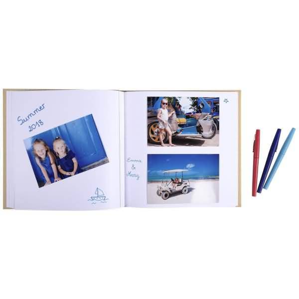 Fotoalbum Zephire 25x25cm 30 Seiten grau