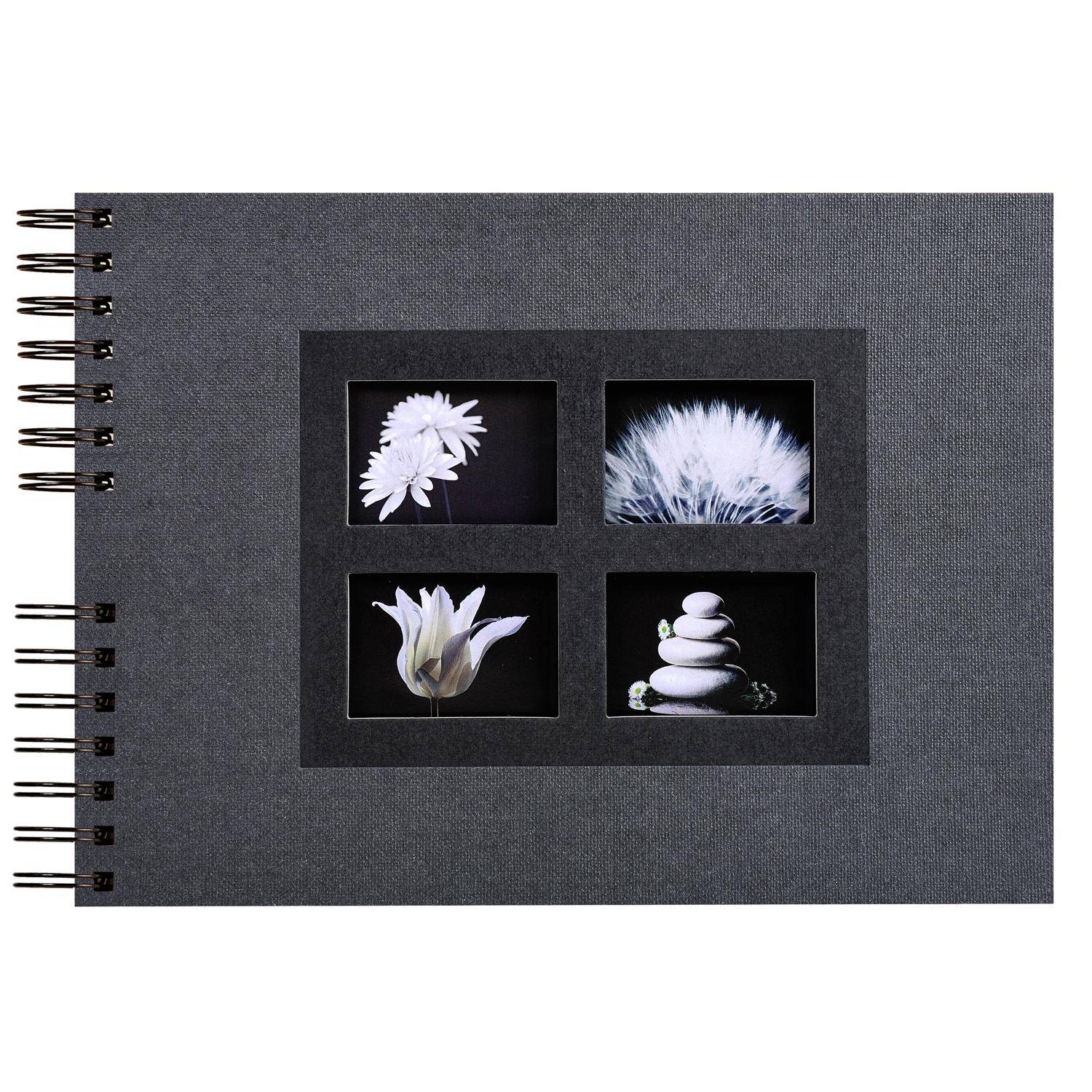Exacompta Spiralalbum 50 schwarzen Seiten Passion - 32x22 cm - Schwarz - 16241E