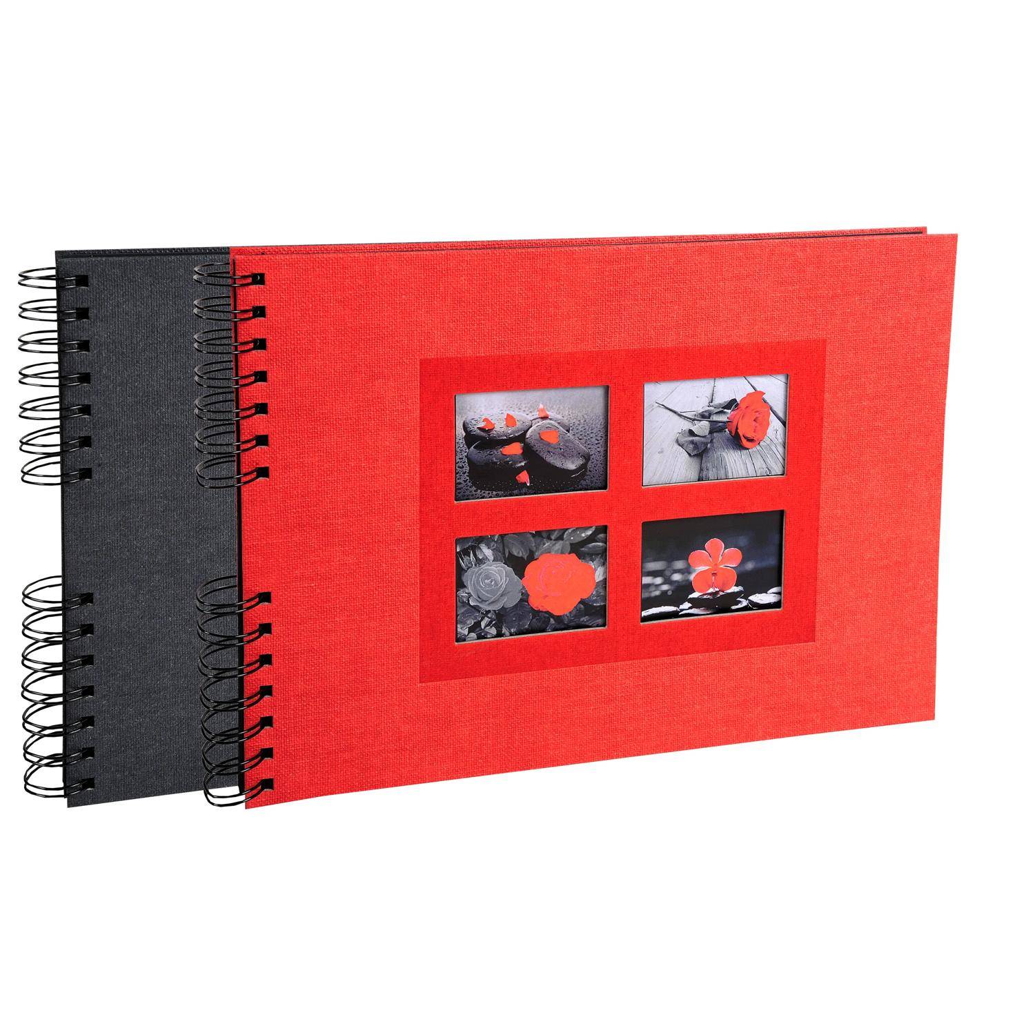 Exacompta Spiralalbum 50 schwarzen Seiten Passion - 32x22 cm - Schwarz - 16241E