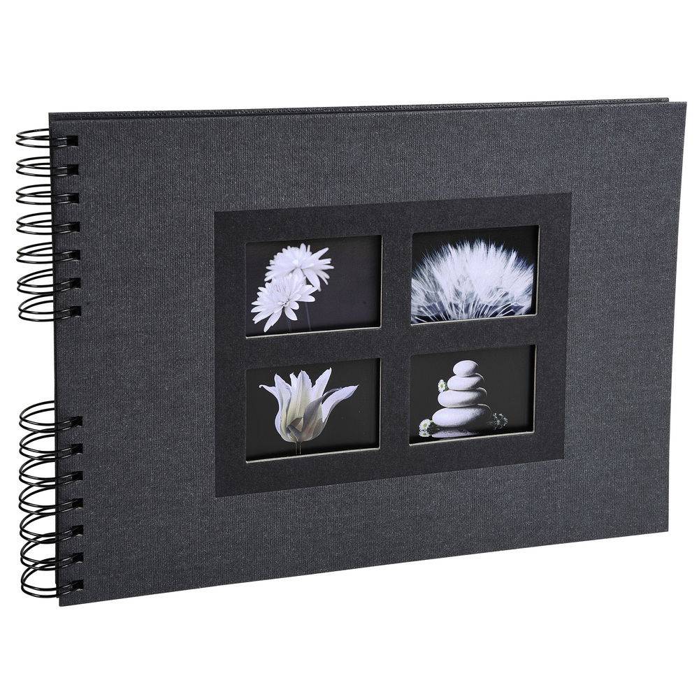 Exacompta Spiralalbum 50 schwarzen Seiten Passion - 32x22 cm - Schwarz - 16241E