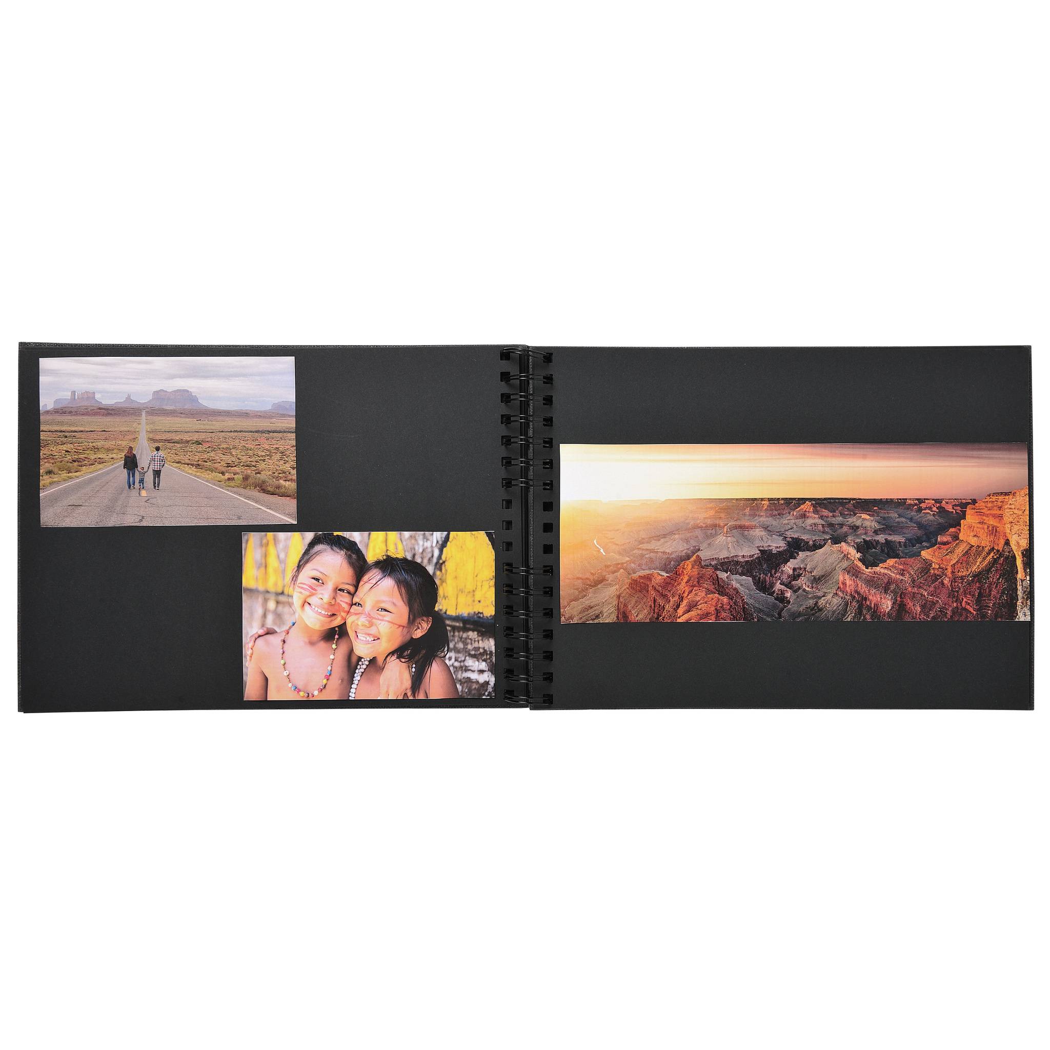 Exacompta Spiralalbum 50 schwarzen Seiten Passion - 32x22 cm - Schwarz - 16241E