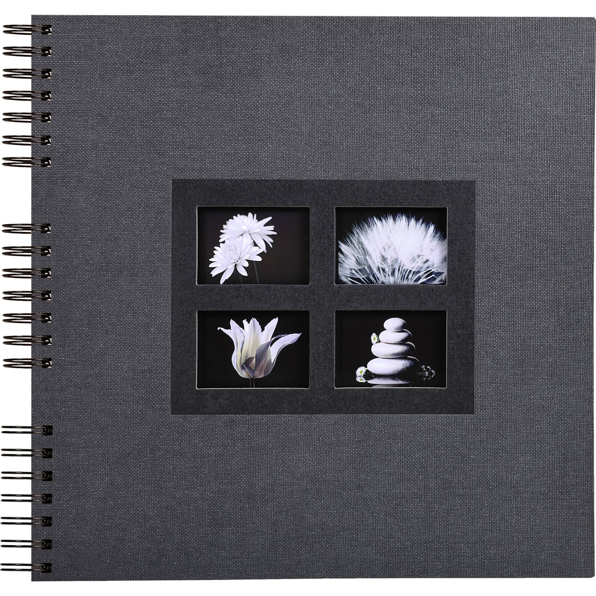 Exacompta Spiralalbum 60 schwarzen Seiten Passion - 32x32 cm - Schwarz - 16841E