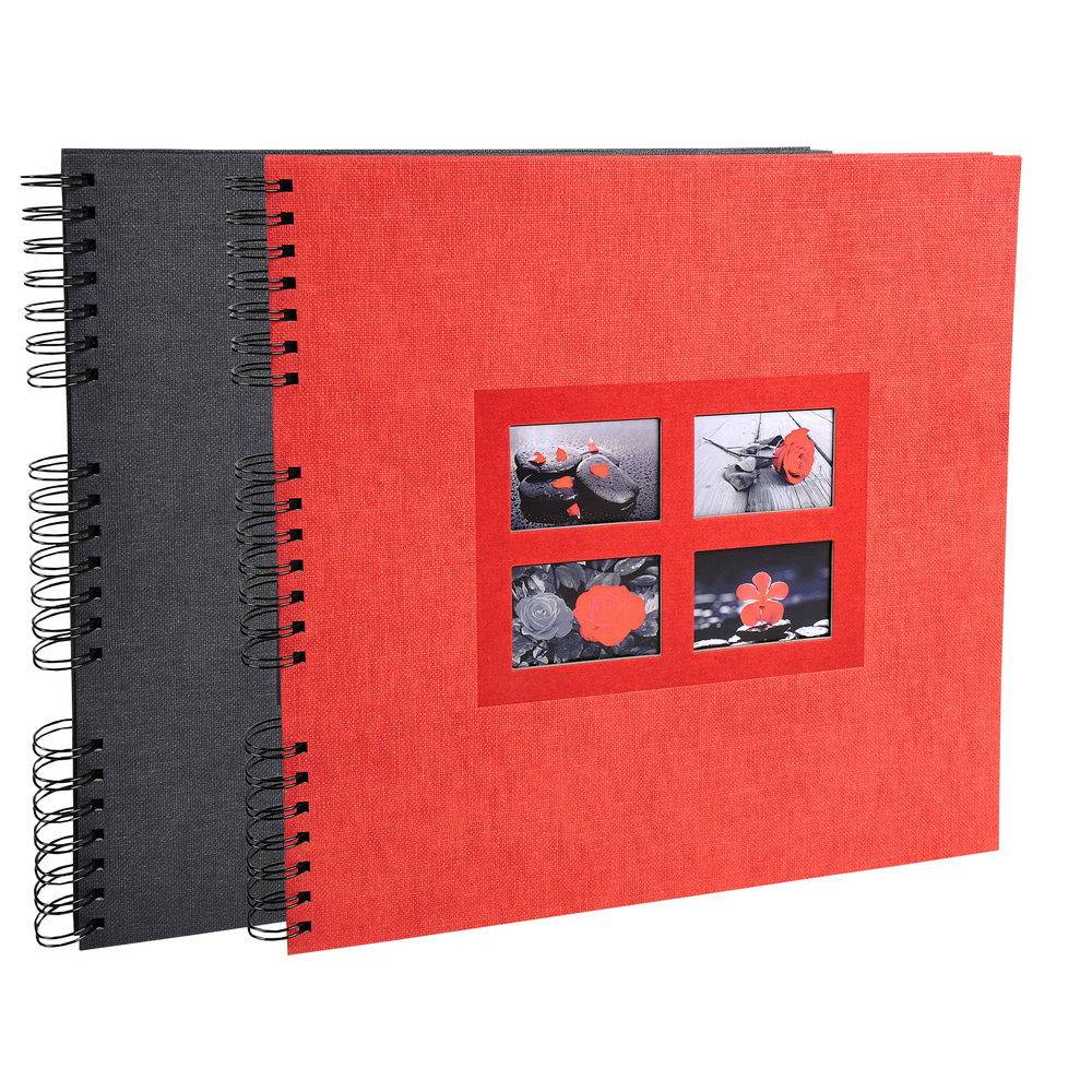 Exacompta Spiralalbum 60 schwarzen Seiten Passion - 32x32 cm - Schwarz - 16841E