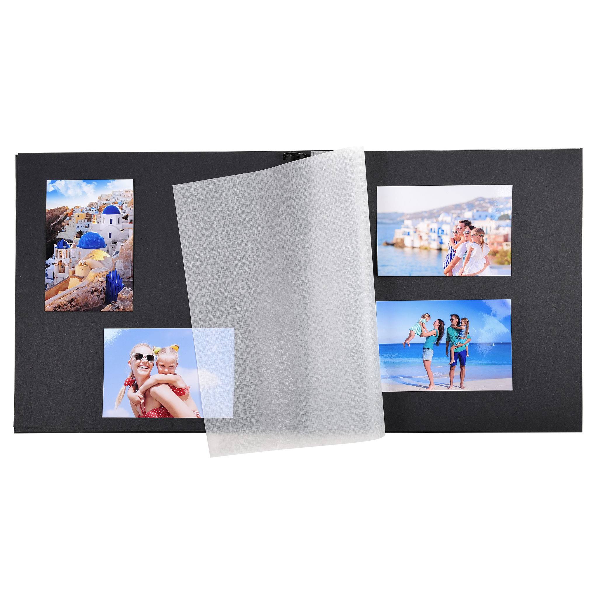 Exacompta Spiralalbum 60 schwarzen Seiten Passion - 32x32 cm - Schwarz - 16841E