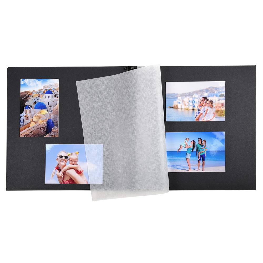 Exacompta Spiralalbum 60 schwarzen Seiten Passion - 32x32 cm - Rot - 16845E